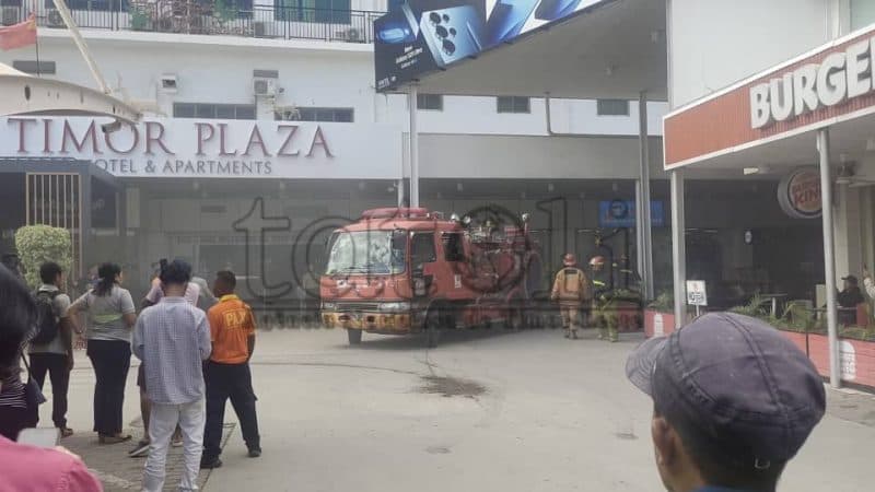帝力Timor Plaza美食广场煤气泄漏引发火灾
