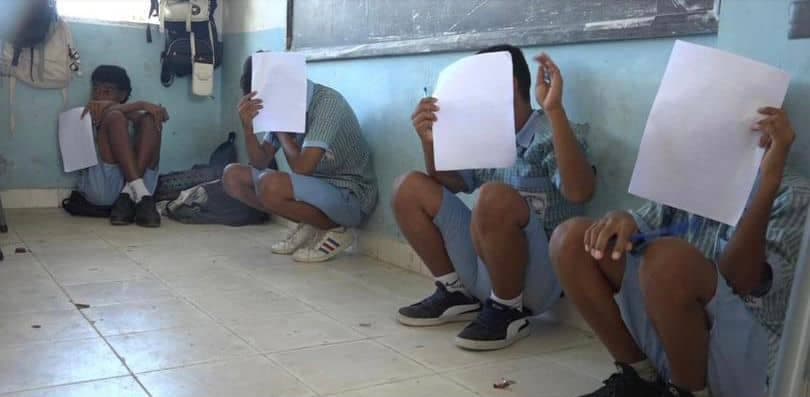 课间餐启动仪式致学生无桌考试？帝力督学回应