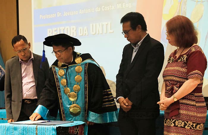 东帝汶国立大学新校长就职 承诺人事调整与防治性骚扰