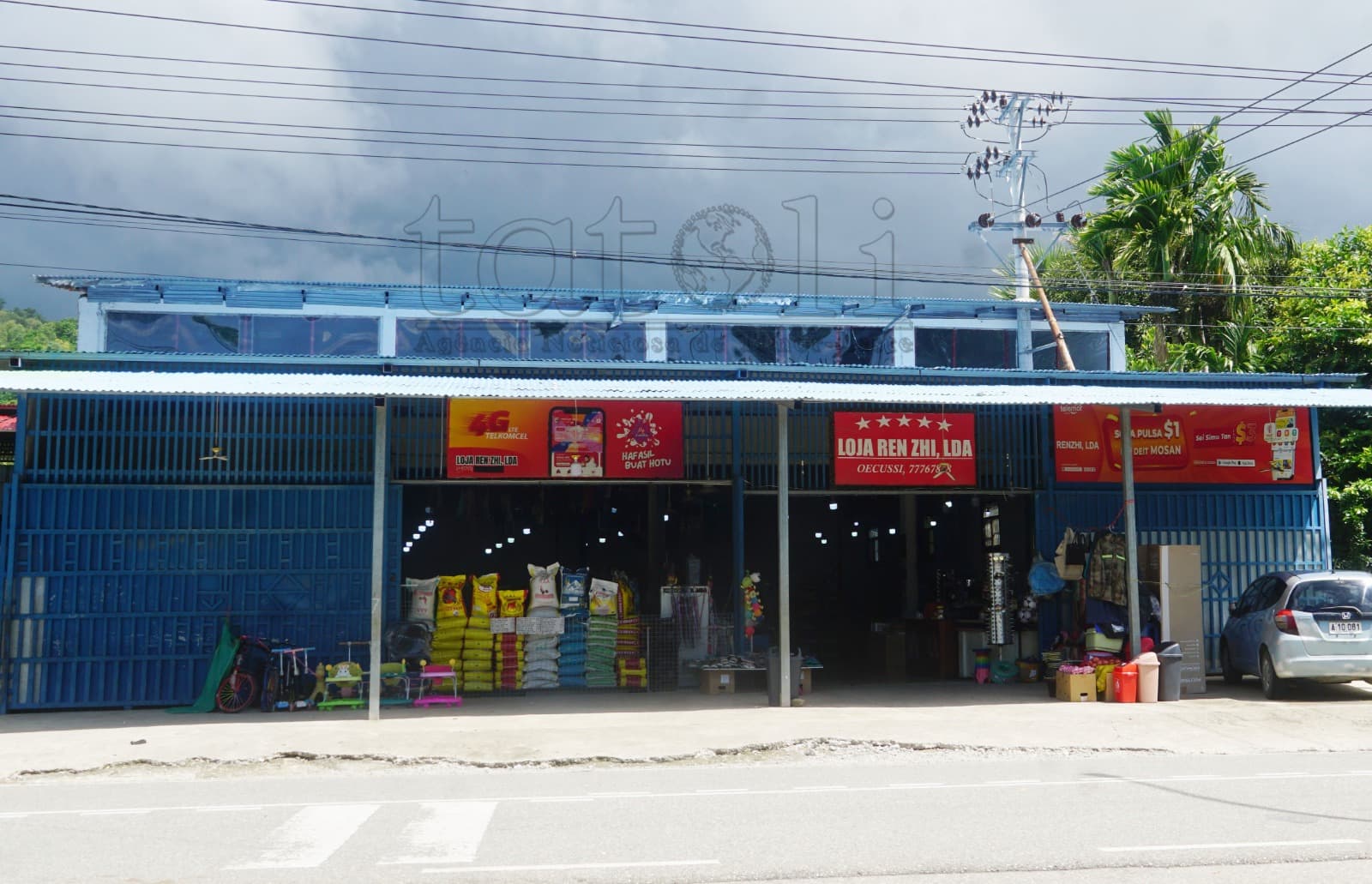 SEATOU谴责欧库西中资商店非法占用公共电线杆