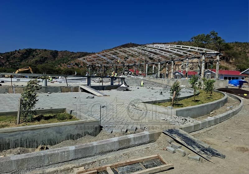 梵蒂冈广场和祭坛建设进度达87%,即将完工