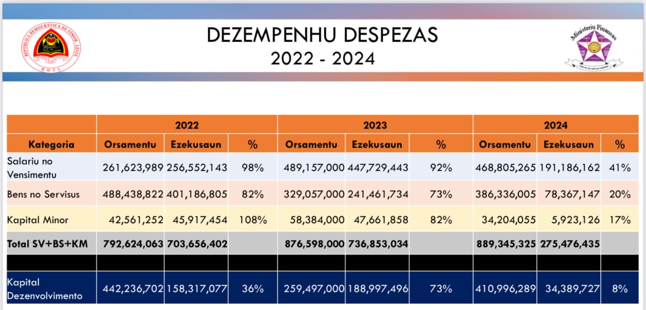 预算规划局长:2024年国家预算执行率仅32%