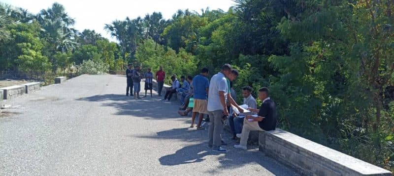 欧库西:联合小组重新核查道路建设受影响居民数据