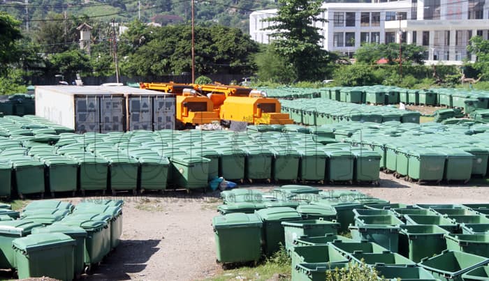 中国港湾在帝力建600余垃圾箱放置点