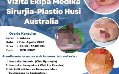 Vizita Ekipa Médika Sirúrjia-Plástiku husi Austrália. Imajen espesiál