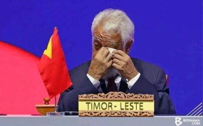历史性时刻：东帝汶总理为加入东盟激动落泪
